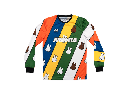Wear your firsts on your sleeve.The Monta x Miffy x Edgar Davids shirt tells a story.
